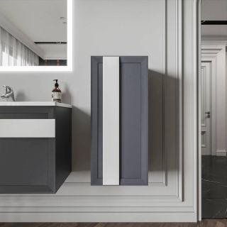 Шкаф навесной Бриклаер Берлин 4627125416170 90 см оникс серый